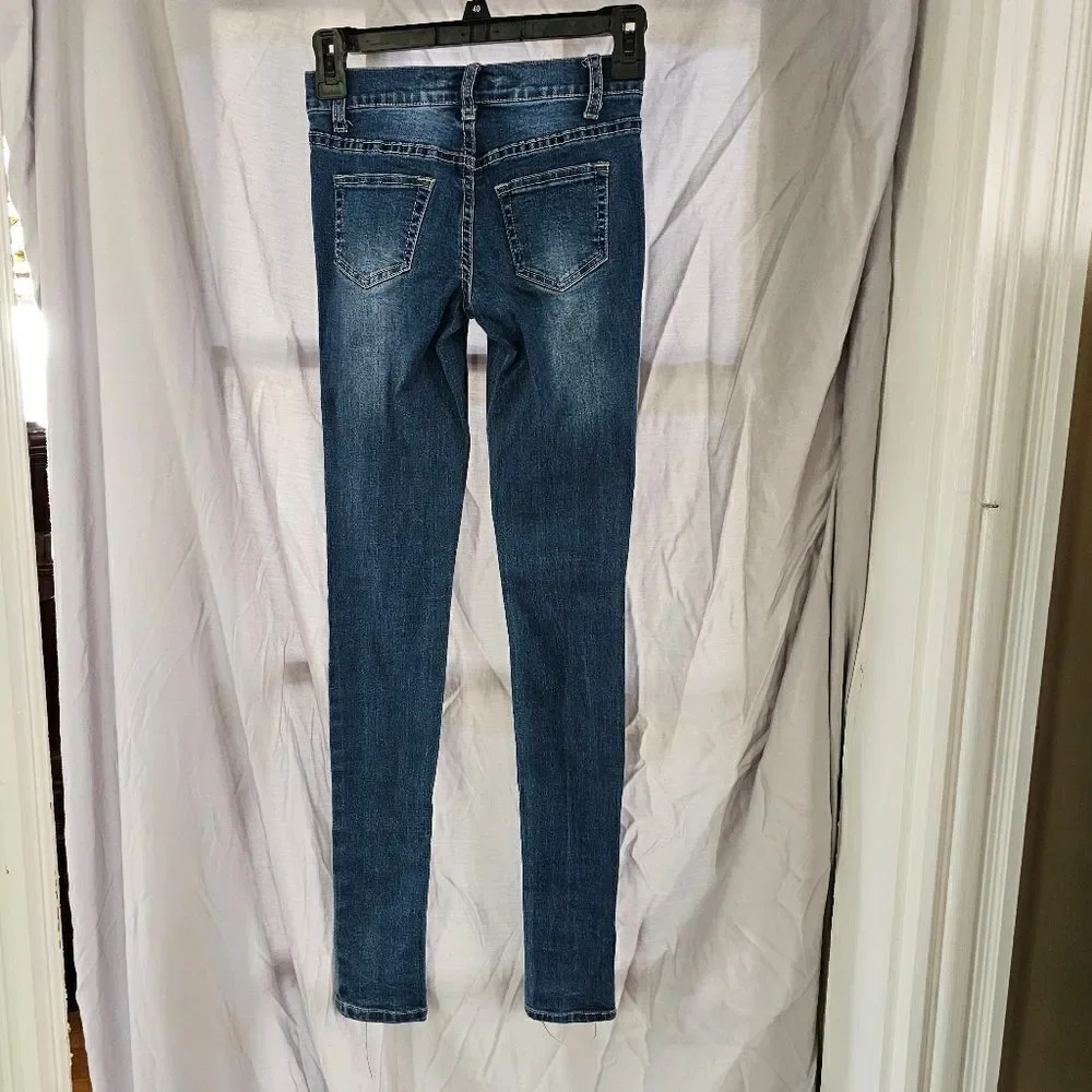 So Nikki girls distressed skinny jeans Size 12
